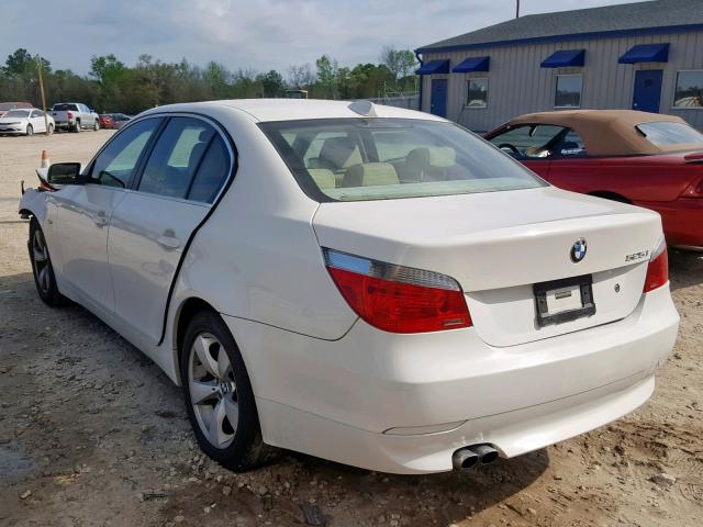 WBANE53556CK83401 - 2006 BMW 525 I WHITE photo 3