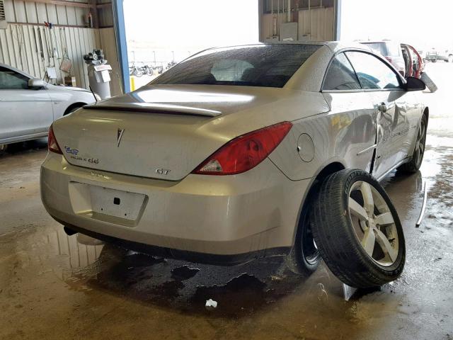 1G2ZH358264284947 - 2006 PONTIAC G6 GT SILVER photo 4