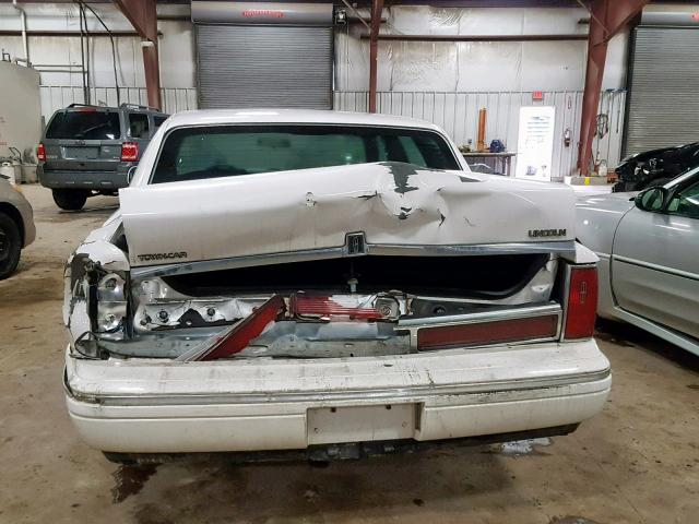 1LNLM81W6TY654411 - 1996 LINCOLN TOWN CAR E WHITE photo 9