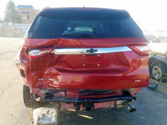 1GNEVHKW0JJ184284 - 2018 CHEVROLET TRAVERSE LT  photo 9