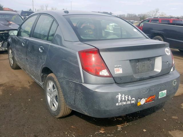 1G8AJ55F76Z180586 - 2006 SATURN ION LEVEL GRAY photo 3