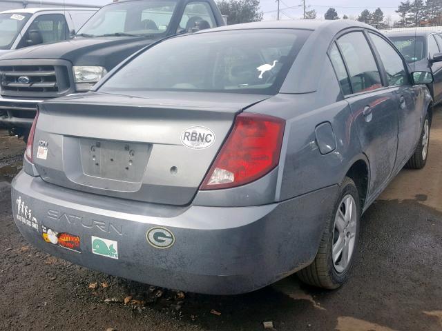 1G8AJ55F76Z180586 - 2006 SATURN ION LEVEL GRAY photo 4
