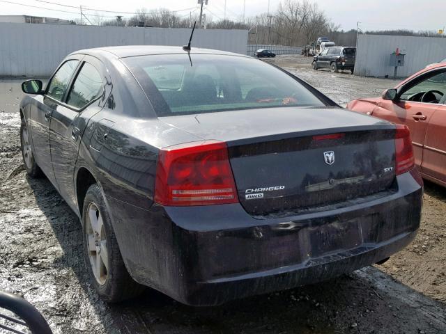 2B3KK33GX8H262081 - 2008 DODGE CHARGER SX BLACK photo 3