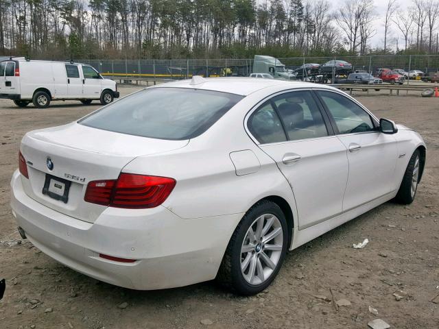 WBAFV3C50EDZ33754 - 2014 BMW 535 D WHITE photo 4