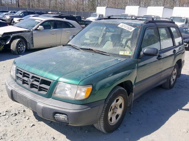 JF1SF6359XH723686 - 1999 SUBARU FORESTER L GREEN photo 2