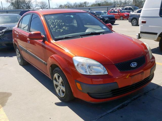 KNADE223096574899 - 2009 KIA RIO BASE RED photo 1