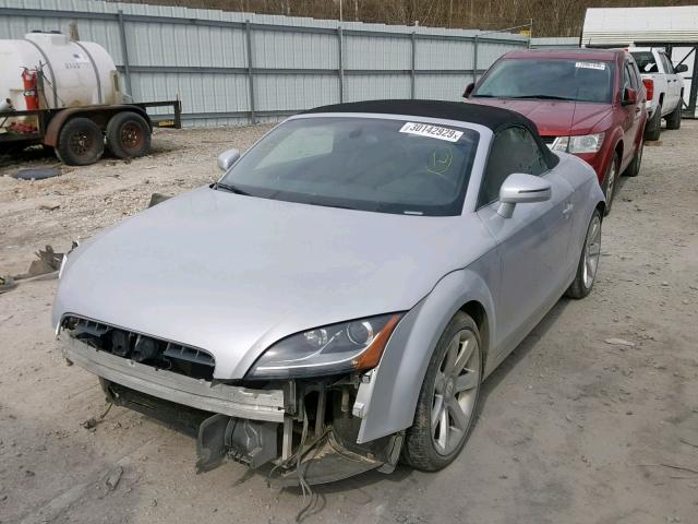 TRUWFAFKXA1017283 - 2010 AUDI TT PREMIUM SILVER photo 2