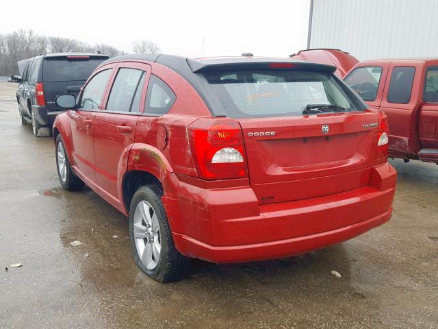 1C3CDWDAXCD531859 - 2012 DODGE CALIBER SX RED photo 3