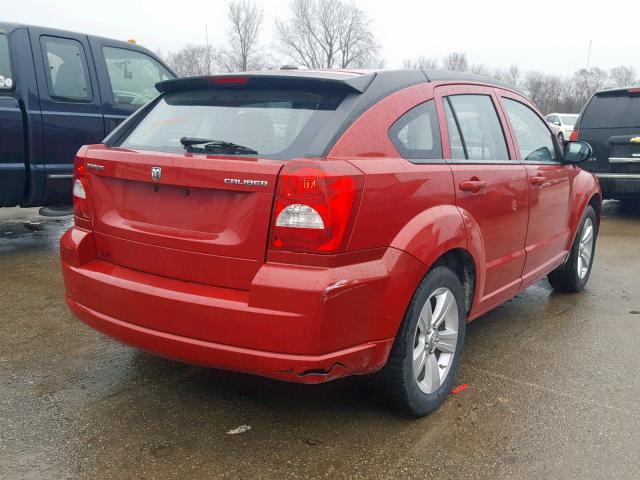 1C3CDWDAXCD531859 - 2012 DODGE CALIBER SX RED photo 4