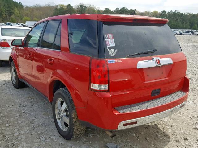 5GZCZ33ZX7S866560 - 2007 SATURN VUE HYBRID RED photo 3