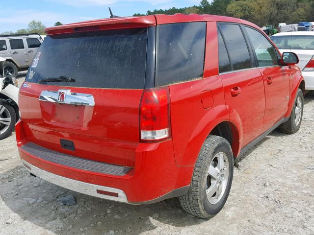 5GZCZ33ZX7S866560 - 2007 SATURN VUE HYBRID RED photo 4