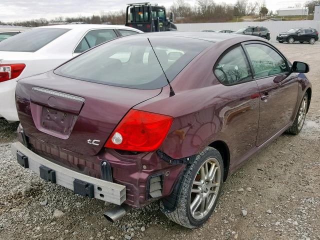 JTKDE177X50023846 - 2005 TOYOTA SCION TC PURPLE photo 4