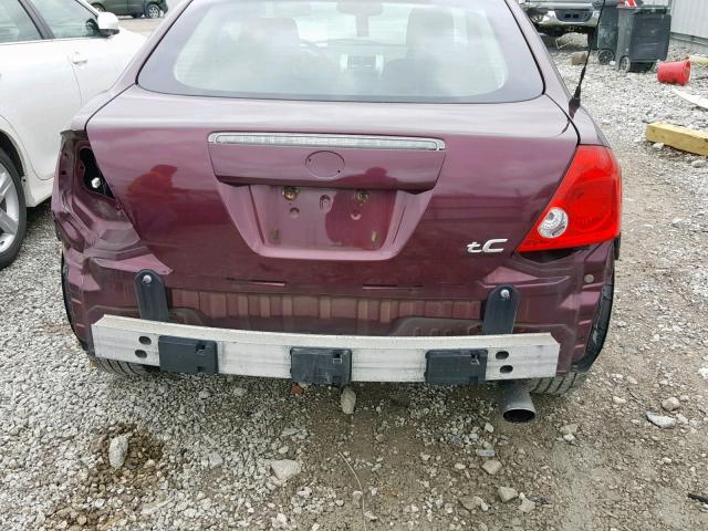 JTKDE177X50023846 - 2005 TOYOTA SCION TC PURPLE photo 9