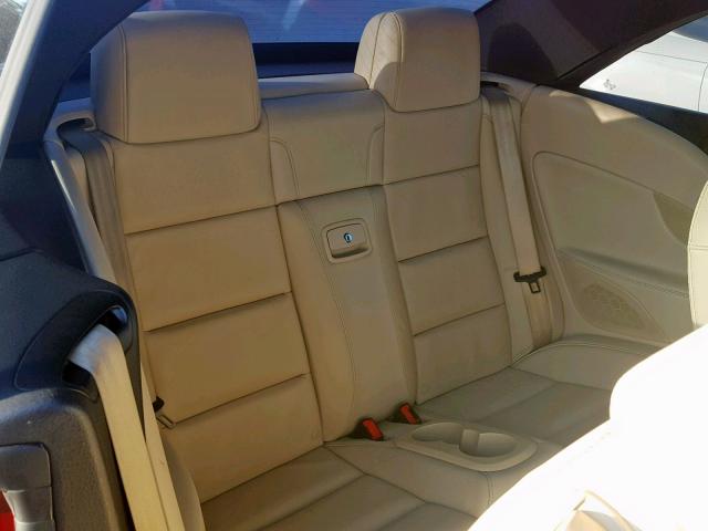 WVWFW7AHXCV012993 - 2012 VOLKSWAGEN EOS LUX Червоний фото 6