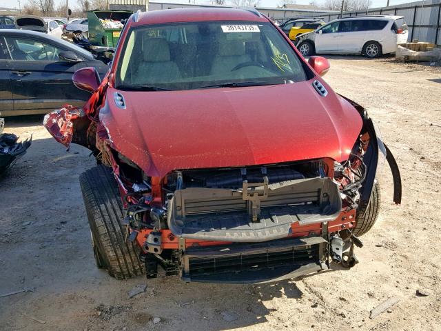 LRBFX1SA2JD006229 - 2018 BUICK ENVISION E RED photo 9