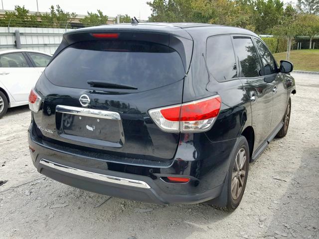 5N1AR2MN6EC654563 - 2014 NISSAN PATHFINDER BLACK photo 4