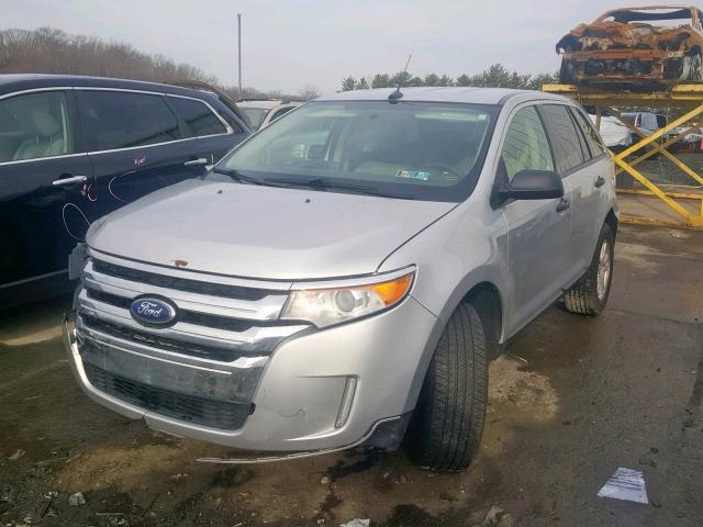 2FMDK3GC0DBA51141 - 2013 FORD EDGE SE SILVER photo 2