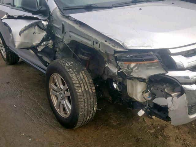 2FMDK3GC0DBA51141 - 2013 FORD EDGE SE SILVER photo 9