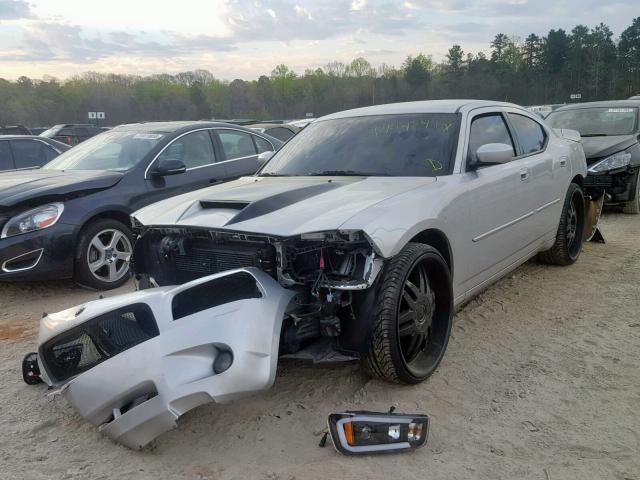 2B3CA3CV8AH271289 - 2010 DODGE CHARGER SX SILVER photo 2