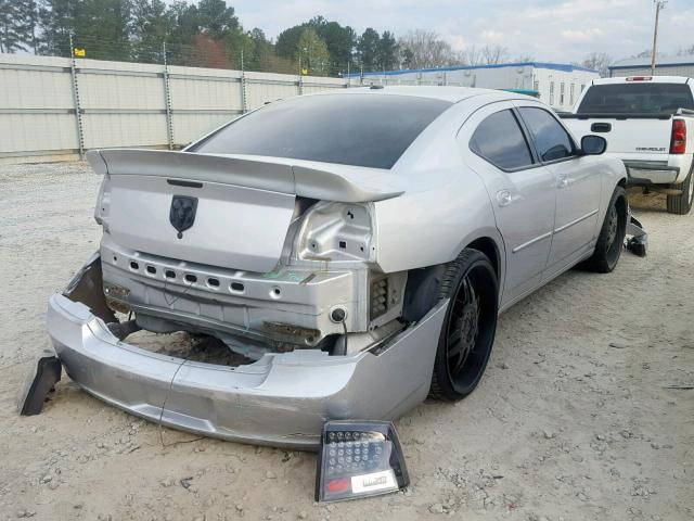 2B3CA3CV8AH271289 - 2010 DODGE CHARGER SX SILVER photo 4