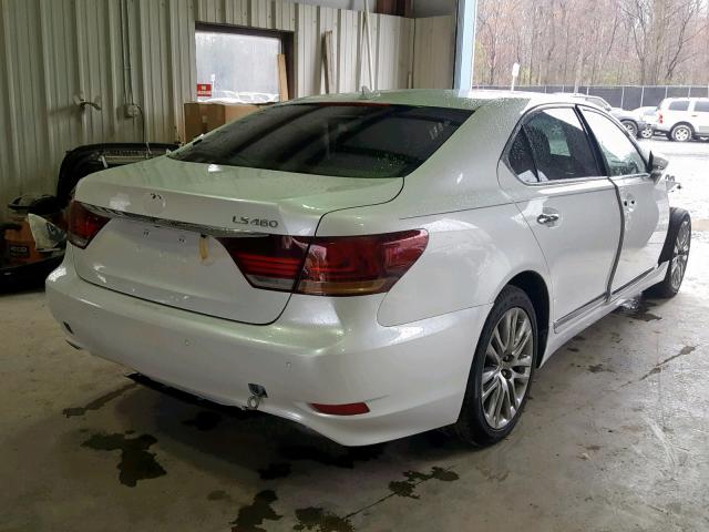 JTHGL5EF9D5050273 - 2013 LEXUS LS 460L WHITE photo 4