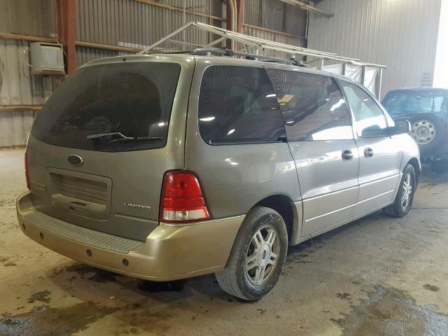 2FMDA58214BA47362 - 2004 FORD FREESTAR L GRAY photo 4