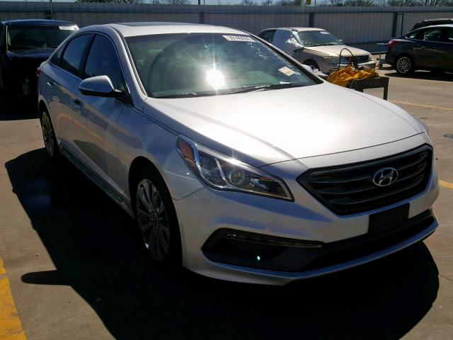 5NPE34AF7FH023021 - 2015 HYUNDAI SONATA SPO SILVER photo 1