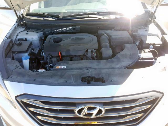 5NPE34AF7FH023021 - 2015 HYUNDAI SONATA SPO SILVER photo 7