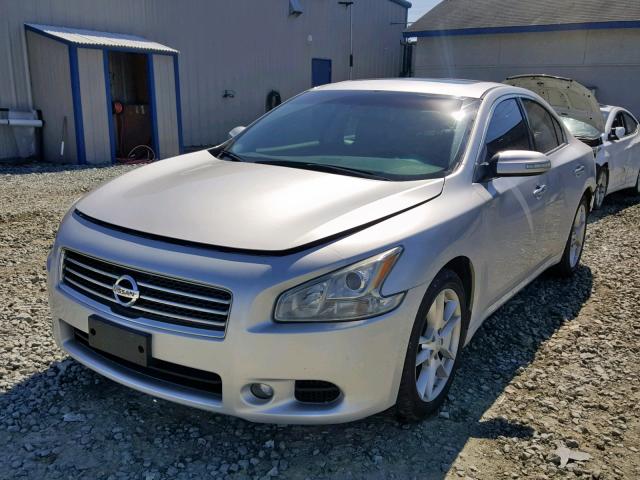 1N4AA5AP7BC856137 - 2011 NISSAN MAXIMA S SILVER photo 2