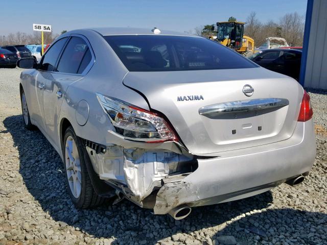 1N4AA5AP7BC856137 - 2011 NISSAN MAXIMA S SILVER photo 3