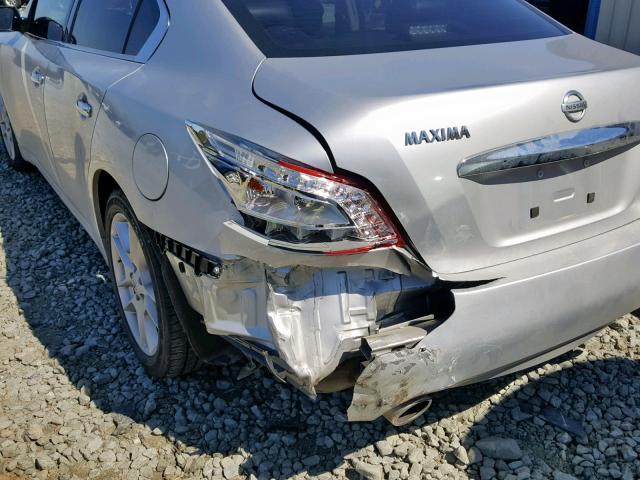 1N4AA5AP7BC856137 - 2011 NISSAN MAXIMA S SILVER photo 9