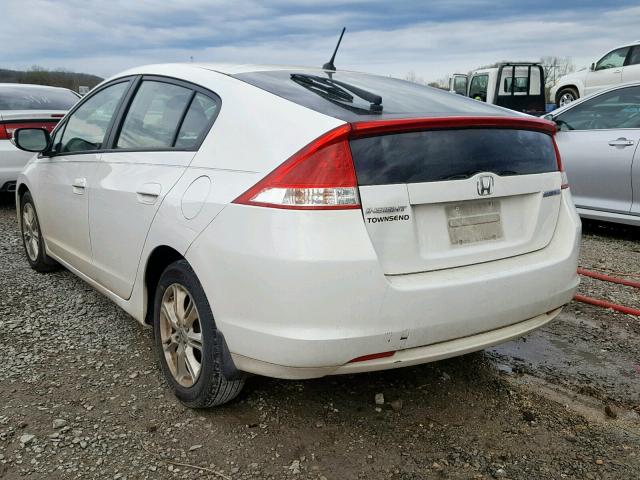 JHMZE2H79BS007072 - 2011 HONDA INSIGHT EX WHITE photo 3