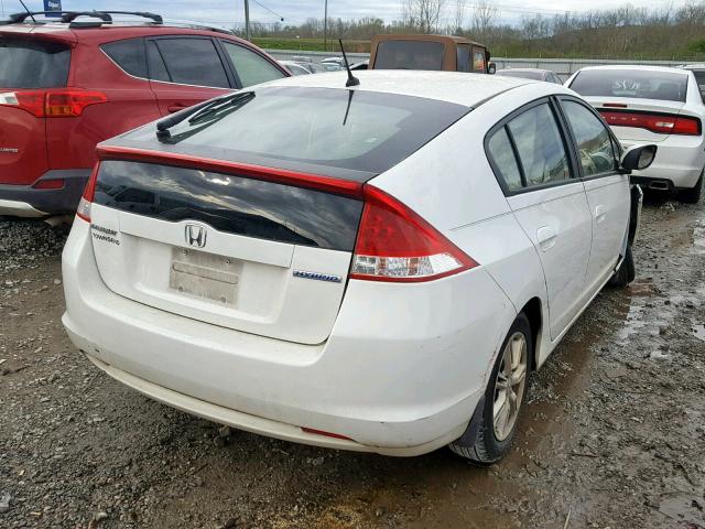 JHMZE2H79BS007072 - 2011 HONDA INSIGHT EX WHITE photo 4