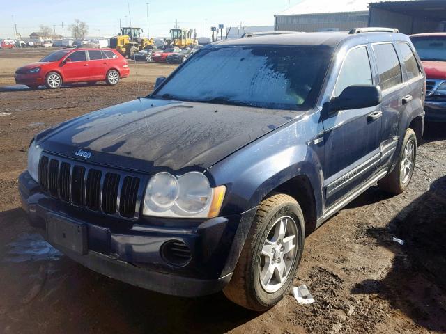 1J4GR48K05C659200 - 2005 JEEP GRAND CHER BLUE photo 2