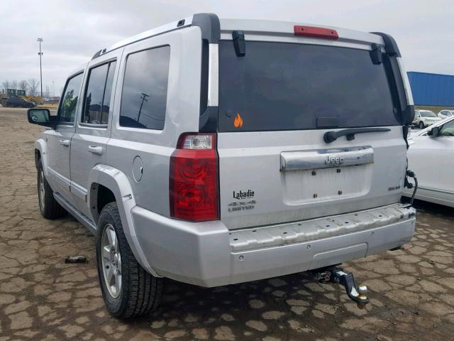 1J8HG58237C671312 - 2007 JEEP COMMANDER 银色 照片 3