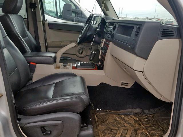 1J8HG58237C671312 - 2007 JEEP COMMANDER 银色 照片 5