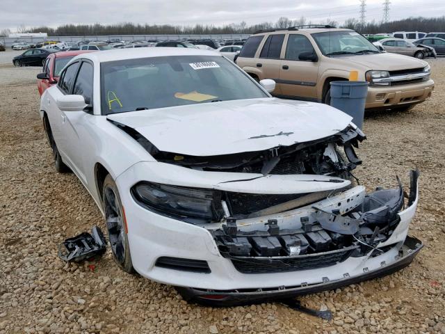 2C3CDXAG7FH748582 - 2015 DODGE CHARGER PO WHITE photo 1