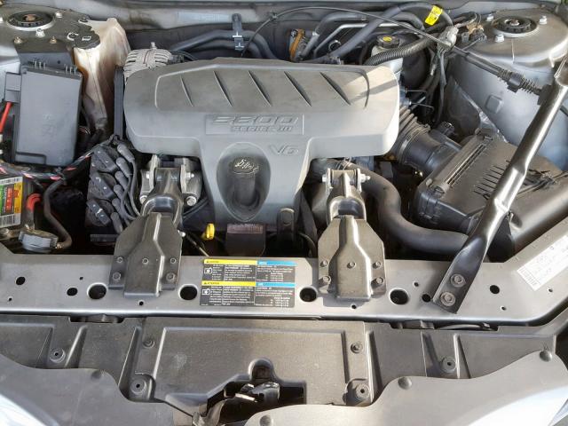 2G2WP552081184860 - 2008 PONTIAC GRAND PRIX GRAY photo 7