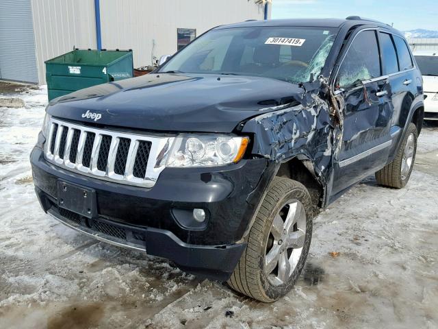 1C4RJFCTXDC646549 - 2013 JEEP GRAND CHER BLACK photo 2