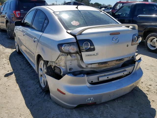 JM1BK323781800781 - 2008 MAZDA 3 S SILVER photo 3