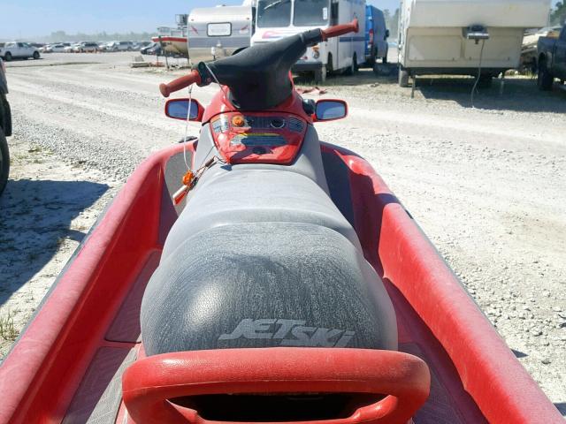 KAW19074D898 - 1998 KAWASAKI JET SKI RED photo 5