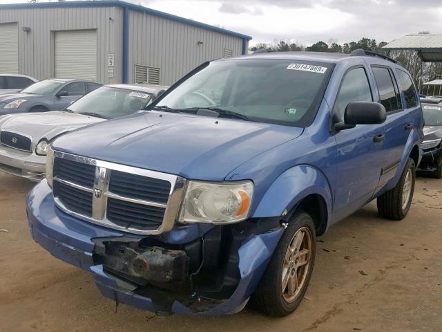 1D8HB48P17F545557 - 2007 DODGE DURANGO SL BLUE photo 2