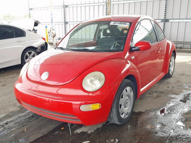 3VWBB21C72M441502 - 2002 VOLKSWAGEN NEW BEETLE 红色 照片 2