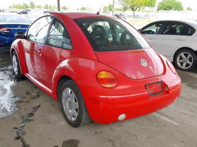 3VWBB21C72M441502 - 2002 VOLKSWAGEN NEW BEETLE 红色 照片 3