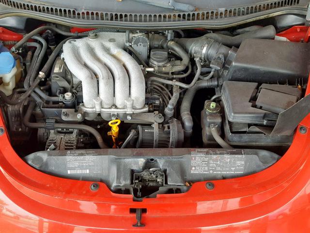 3VWBB21C72M441502 - 2002 VOLKSWAGEN NEW BEETLE 红色 照片 7