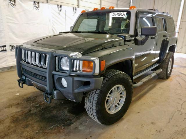 5GTDN136968280321 - 2006 HUMMER H3 BLACK photo 2