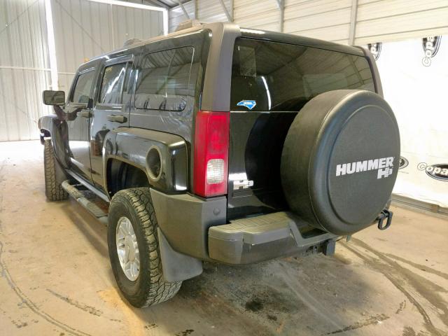 5GTDN136968280321 - 2006 HUMMER H3 BLACK photo 3