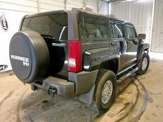 5GTDN136968280321 - 2006 HUMMER H3 BLACK photo 4