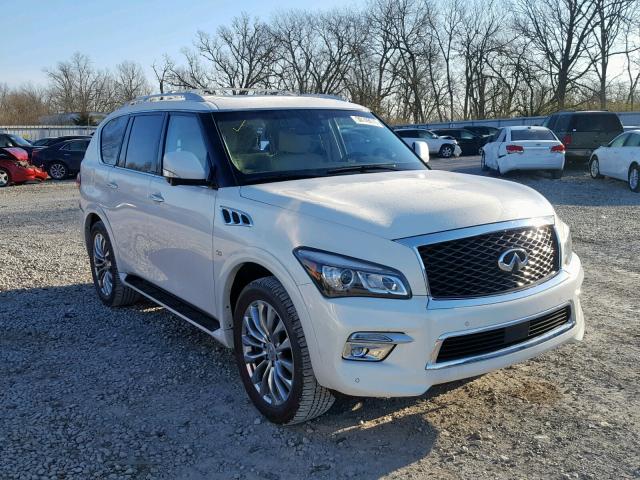 JN8AZ2NE0H9151443 - 2017 INFINITI QX80 BASE WHITE photo 1