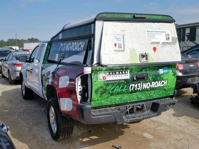 5TFRX5GN9JX112161 - 2018 TOYOTA TACOMA ACC WHITE photo 3